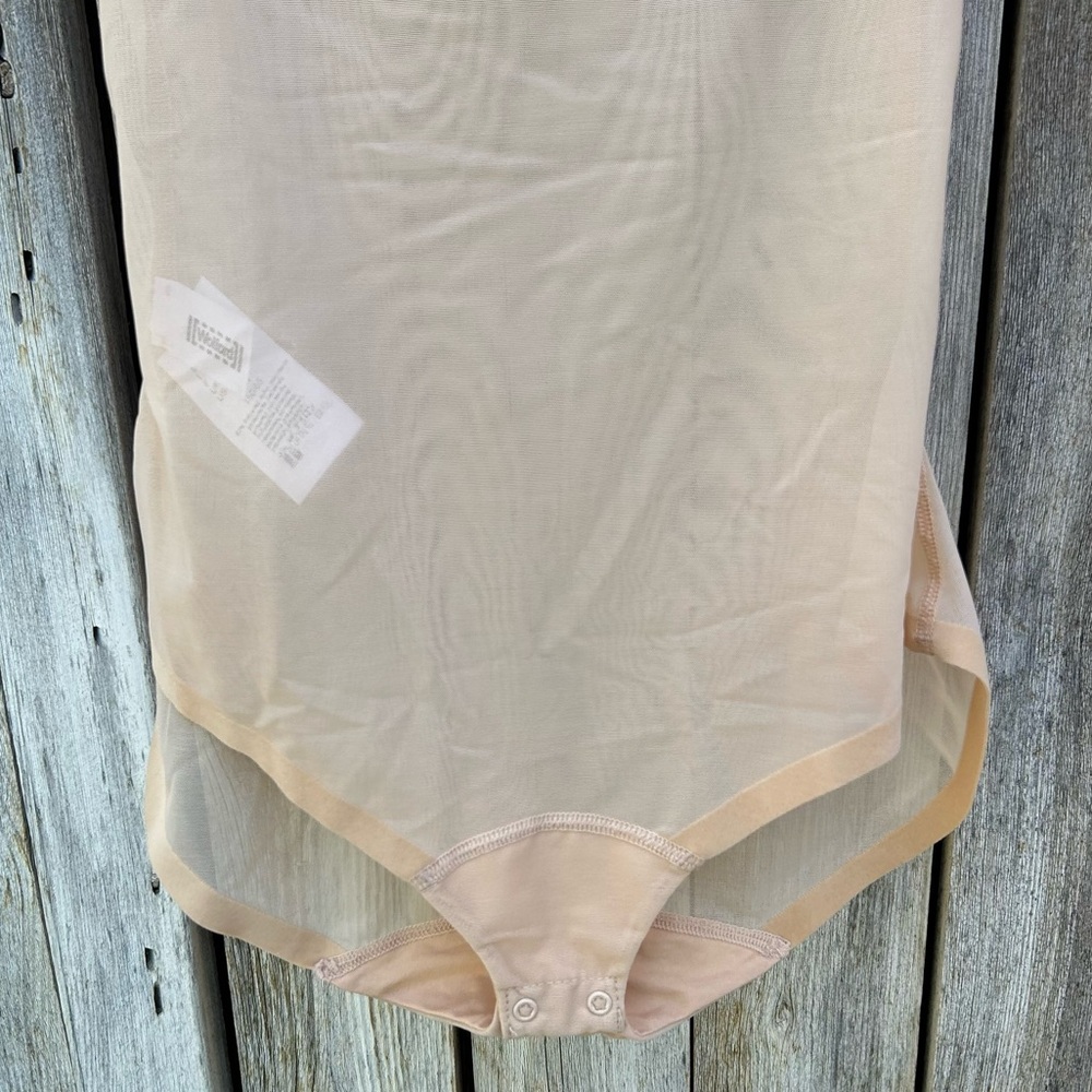 NWT Wolford Tulle Forming Body Suit Clay 4 - Picture 9 of 16